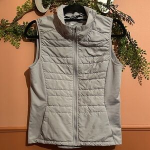 Nike Running Gray Puffer Vest
